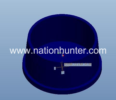 round clear plug mould