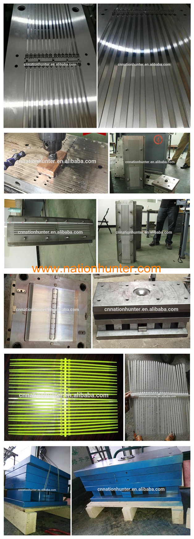 Cable tie mould
