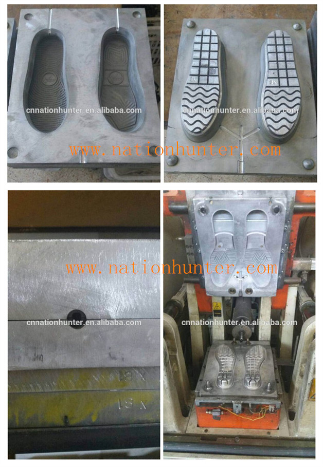 One color TPU/PVC sole mould(Italy machine)