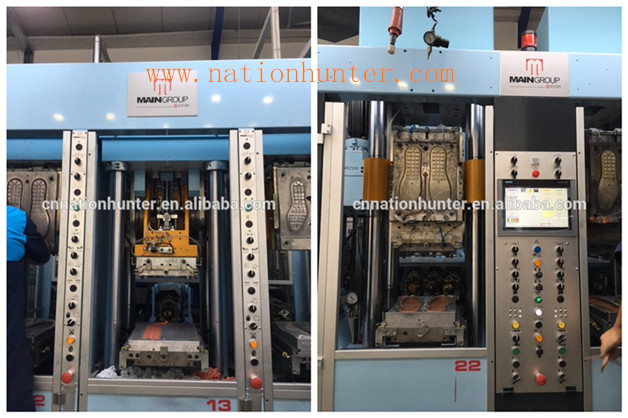 Two color TPU sole mould(Italy machine)