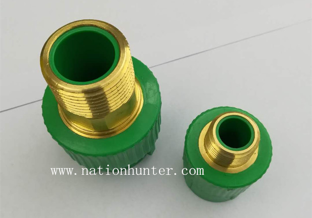 PPR pipe fittings with liner plastic insert mould
